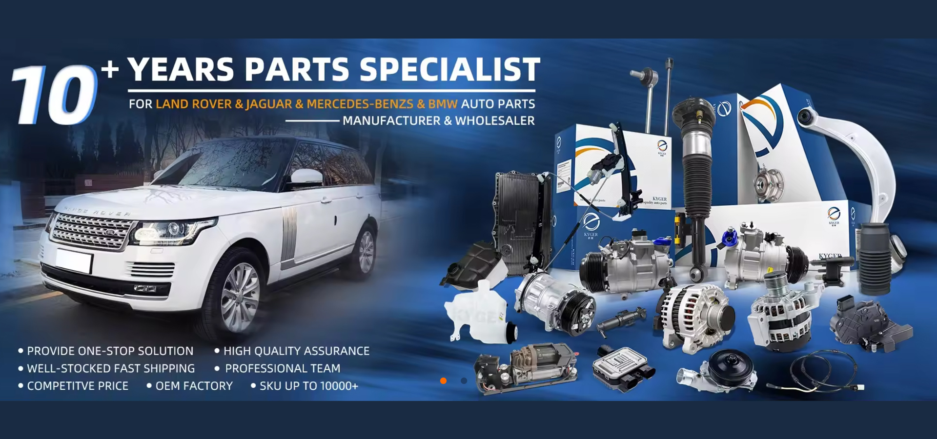 품질 랜드로바 자동차 부속품 공장