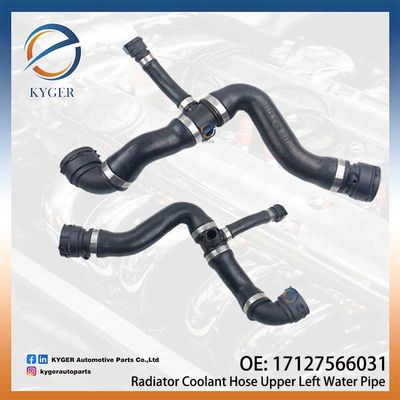주문 라디에이터 냉각 용액 튜브 왼쪽 위 물 파이프 17127566031 1712 7566 031 BMW E90 E91 E92 E93 E82 E90 온라인 제조