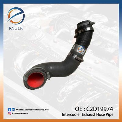 냉각 시스템 쿨러 융합 배기가스 튜브 파이프 FIT C2D19974 C2D51924 C2D48909 C2D38491 Jaguar XJ (X351)